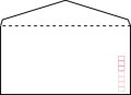 洋長３ケント封筒　郵便枠あり・郵便枠なし　ダイヤ貼り 10枚・50枚・100枚