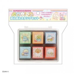 サンエックス San-x すみっコぐらし ぽんぽんスタンプセット(わくわくたぴおかコンビニ) FT72802