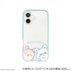 ちいかわ IIIIfit Clear iPhone16対応 ケース モモンガ＆古本屋 CK-55C