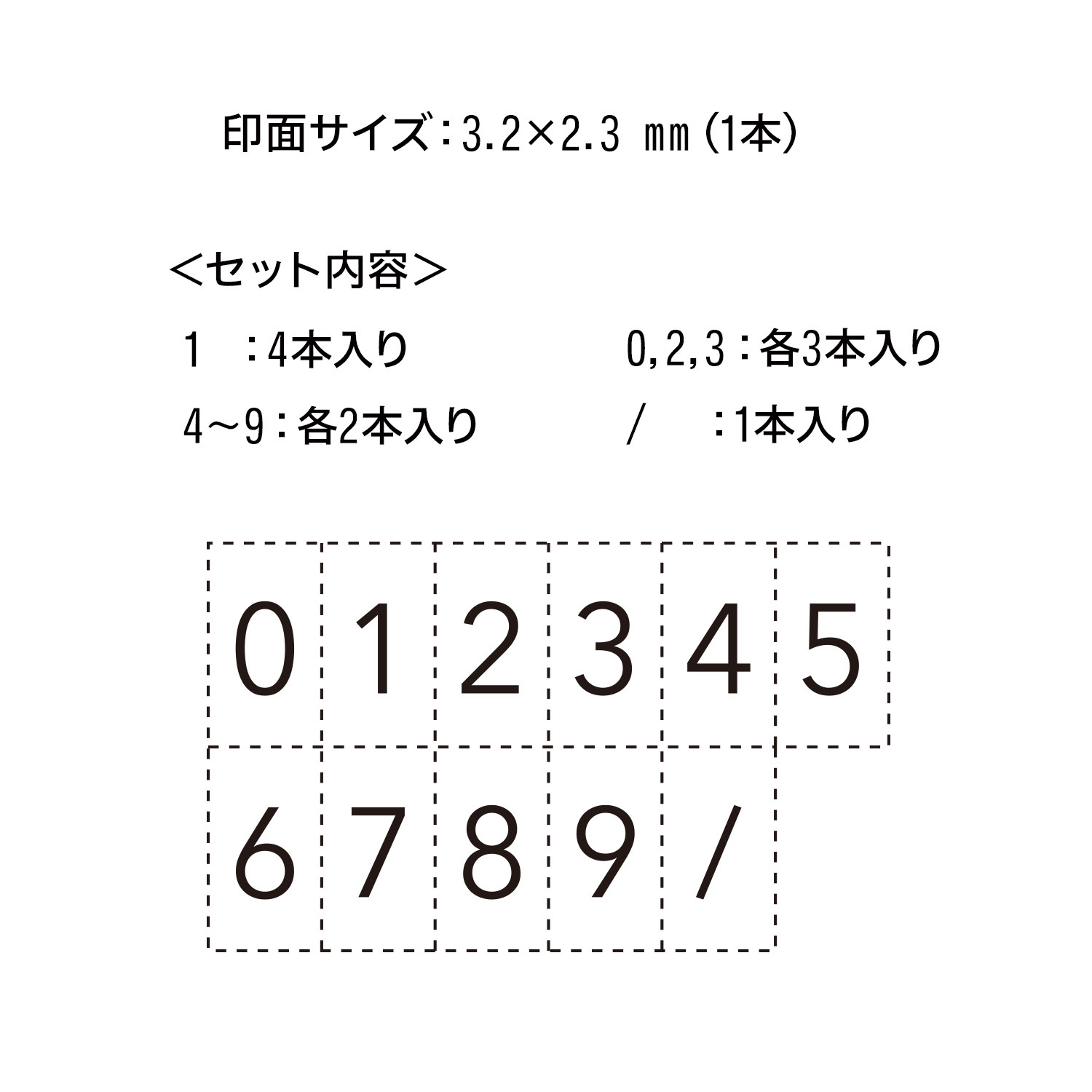 Shachihata シヤチハタ　連結数字スタンプ　ナンバリング「NET Asahi」