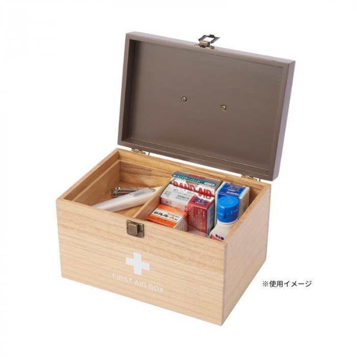 茶谷産業 木製救急箱 867-001「NET Asahi」