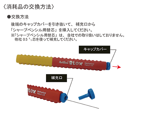 Artlineシリーズ　BLOX シャープペンシル　3種「NET Asahi」