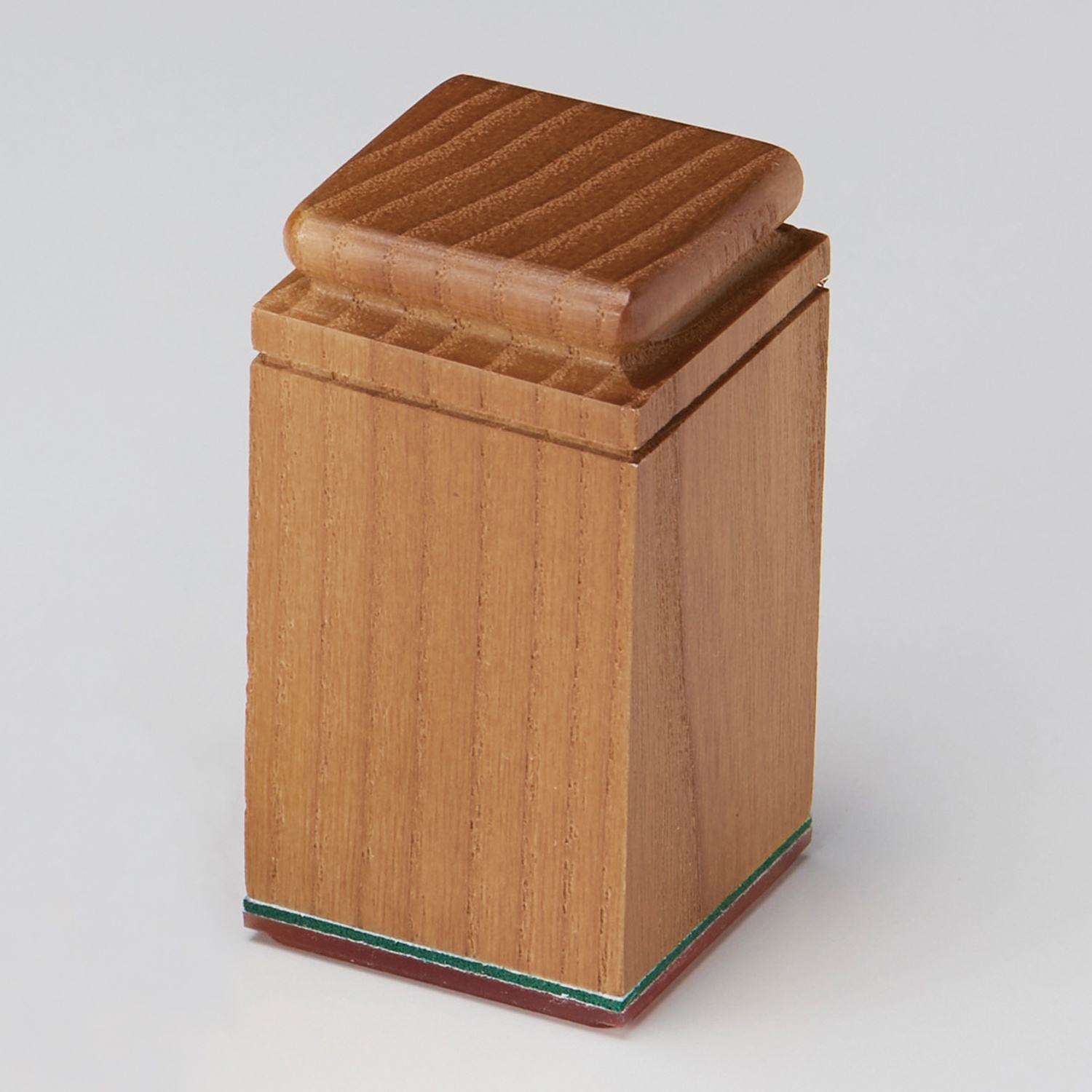 Shachihata シヤチハタ ゴム印 角型印30×30mm ウッドメイト（ホワイトアッシュ材）