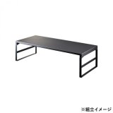 画像: LIHIT LAB.(リヒトラブ)　机上台　幅590mm・ハイタイプ　マットブラック　A-7333-124