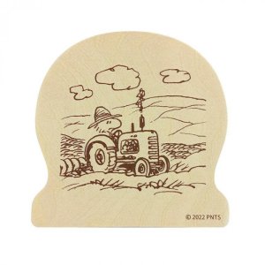 画像: スヌーピー ビッグウッドクリップ(シンプルB) SNS601B