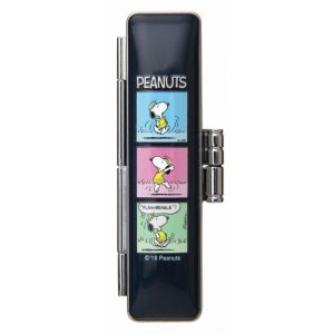 画像: SNOOPY　スヌーピー　印鑑ケース　ネイビー　TSK-21367