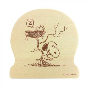 画像: スヌーピー ビッグウッドクリップ(シンプルA) SNS601A