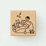 画像: サンカケル スケジュールスタンプ ただいま休けい中 マンガ SKR-TK04
