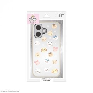 画像: ちいかわ IIIIfit Clear iPhone16対応 ケース 総柄 CK-55A