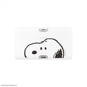 画像: ピーナッツ Lightning/Type-C コネクタ付き リチウムイオン充電器 スヌーピー SNGG-93A