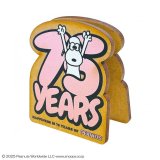 画像: SNOOPY スヌーピー 75周年 ダイカットメモスタンド (ロゴピンク) SN631P