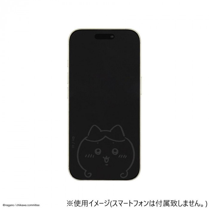 ちいかわ iPhone 16 〜13/15Pro〜13Pro対応 ガラススクリーンプロテクター ハチワレ CK-60B