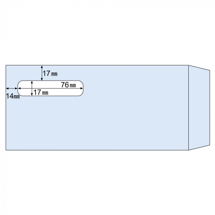 ヒサゴ 窓つき封筒(給与明細用/GB1172専用) 100枚 MF31
